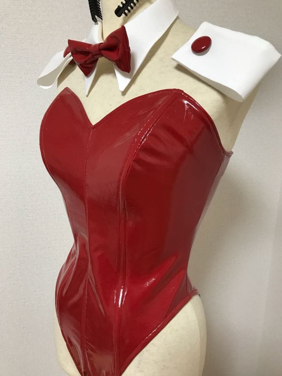a*n様 素人製 バニーガール エナメル 赤 レッド Amazon.co.jp: longmucos バニーガール 赤 レッド エナメル バニー